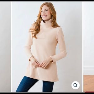 Cobble Hill Turtleneck Natural Blush vello
